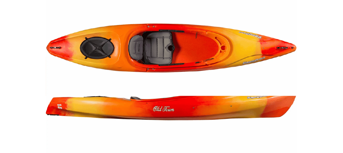 Old Town Vapor 12XT Solo Kayak available from Mountain Paddlers Kayak Rentals